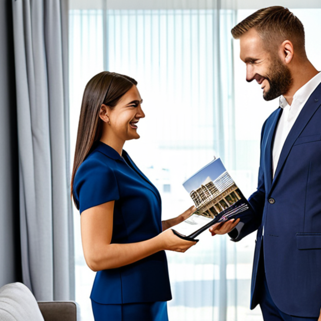 공인중개사 시험 준비의 흔한 실수 - **Prompt:** A professional real estate agent, fully clothed in appropriate attire (skirt suit), conf...