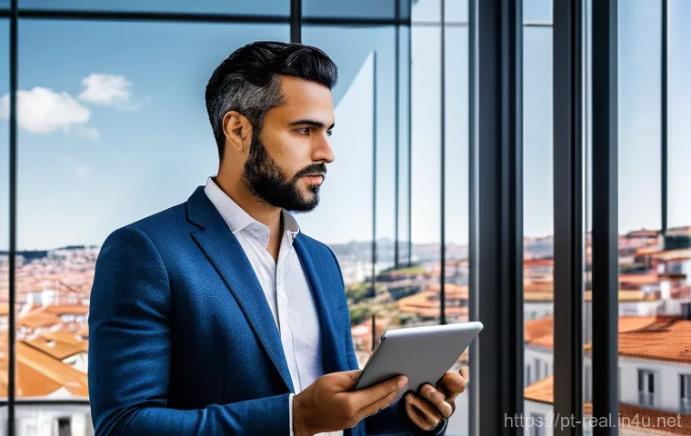 공인중개사 자격증의 사회적 영향 분석 - **A Trusted Guide to Your Portuguese Home**
    A warm and inviting scene featuring a professional P...