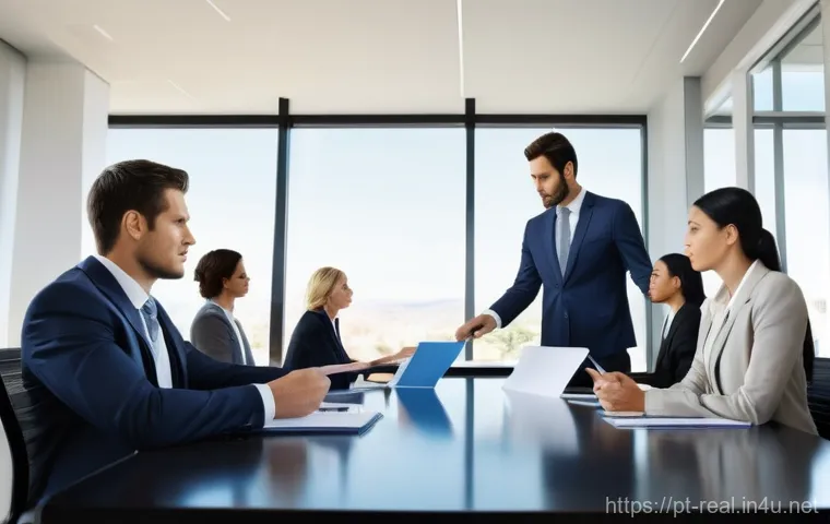 공인중개사 시험 과목별 출제 비율 분석 - **Prompt:** "A diverse group of adult individuals, including a male and female real estate broker, a...