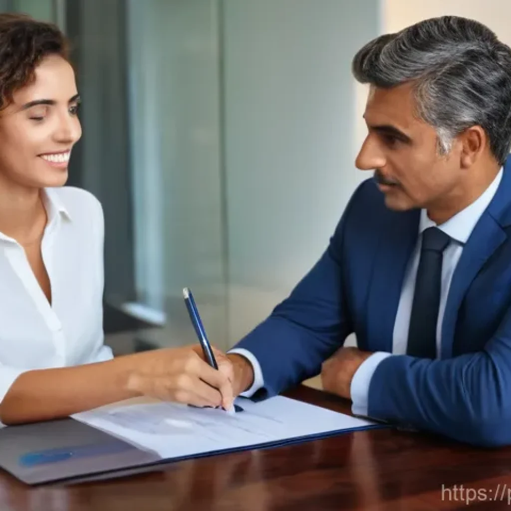 공인중개사 자격증의 사회적 가치와 관련 사례 연구 - **Prompt:** A Portuguese real estate broker, dressed in smart business attire, sits at a polished wo...