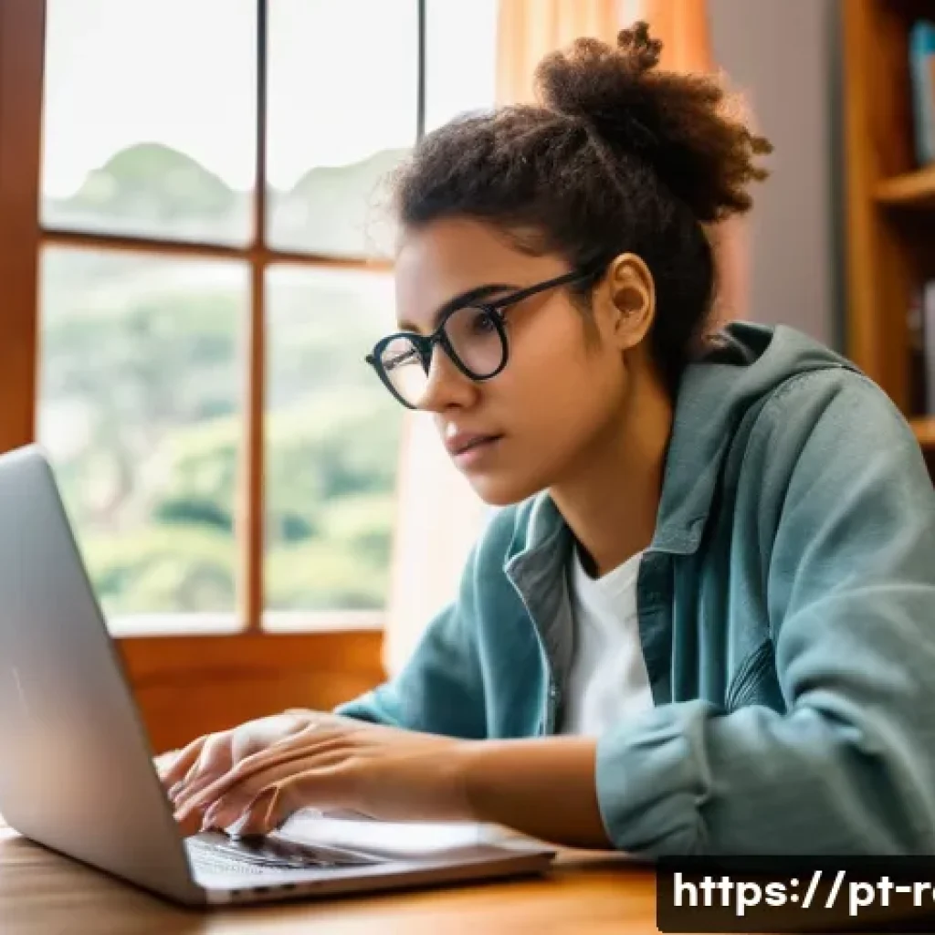 공인중개사 시험 준비와 성공적인 마무리 - A focused young Brazilian student studying at a wooden desk in a cozy, well-lit home office, surroun...