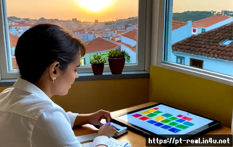 공인중개사 시험 대비 독창적인 학습 전략과 관련된 연구 - Photorealistic Portuguese-speaking real estate licensing exam candidate studying at a tidy home desk...